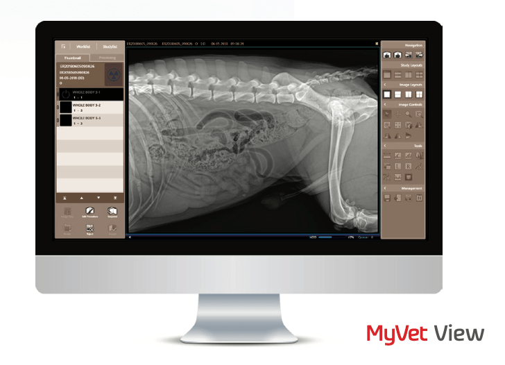 MyVet View Digital Radiographic Table
